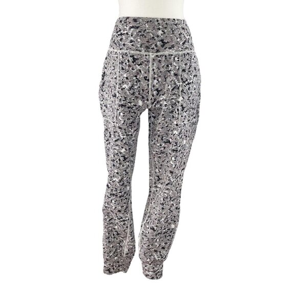 Athleta Salutation Textured Jogger Meadow Decadent Chocolate Knit Stretch Yoga - Picture 1 of 10